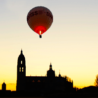 vuelo nocturno en globo Segovia