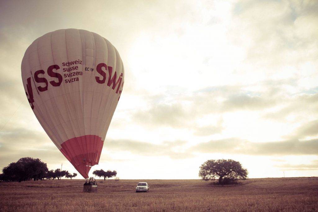 Aterrizar con un globo