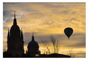 Balloon ride in Salamanca, Spain