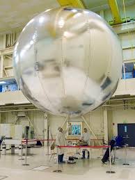 Prototipo de un globo para explorar la atmósfera de Venus.