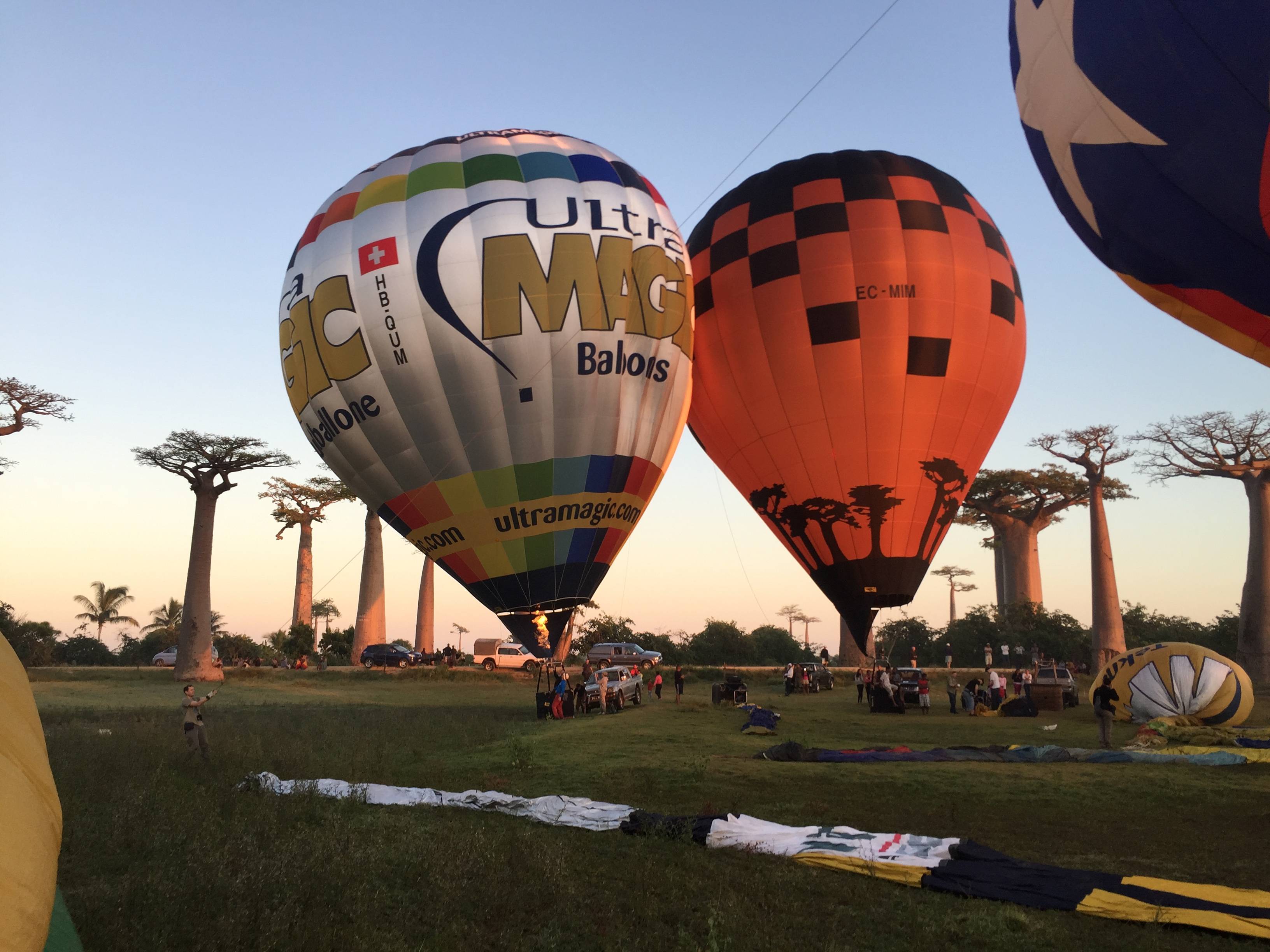 Un espectacular lugar de despegue.