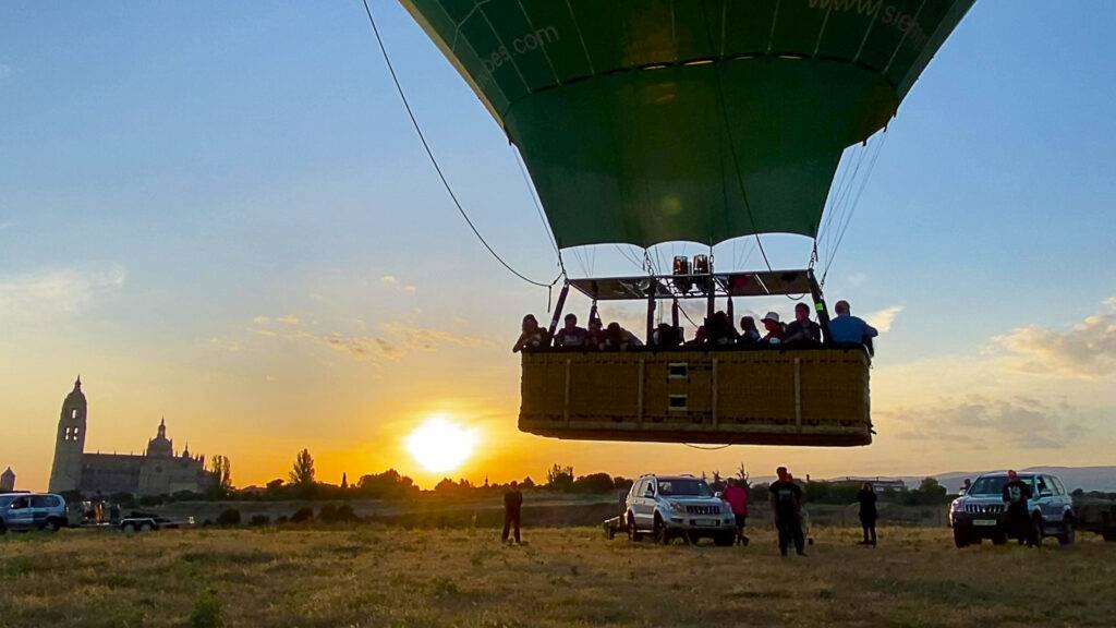 Desarrollo del vuelo en globo