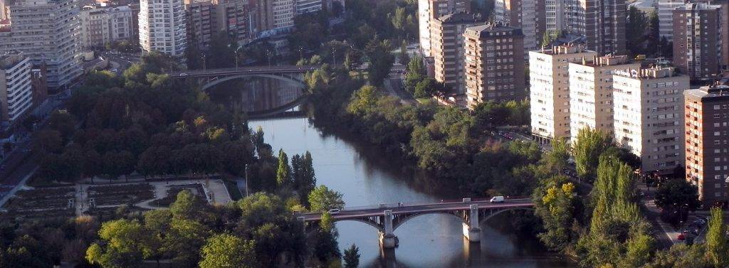 Valladolid desde la barquilla de un globo