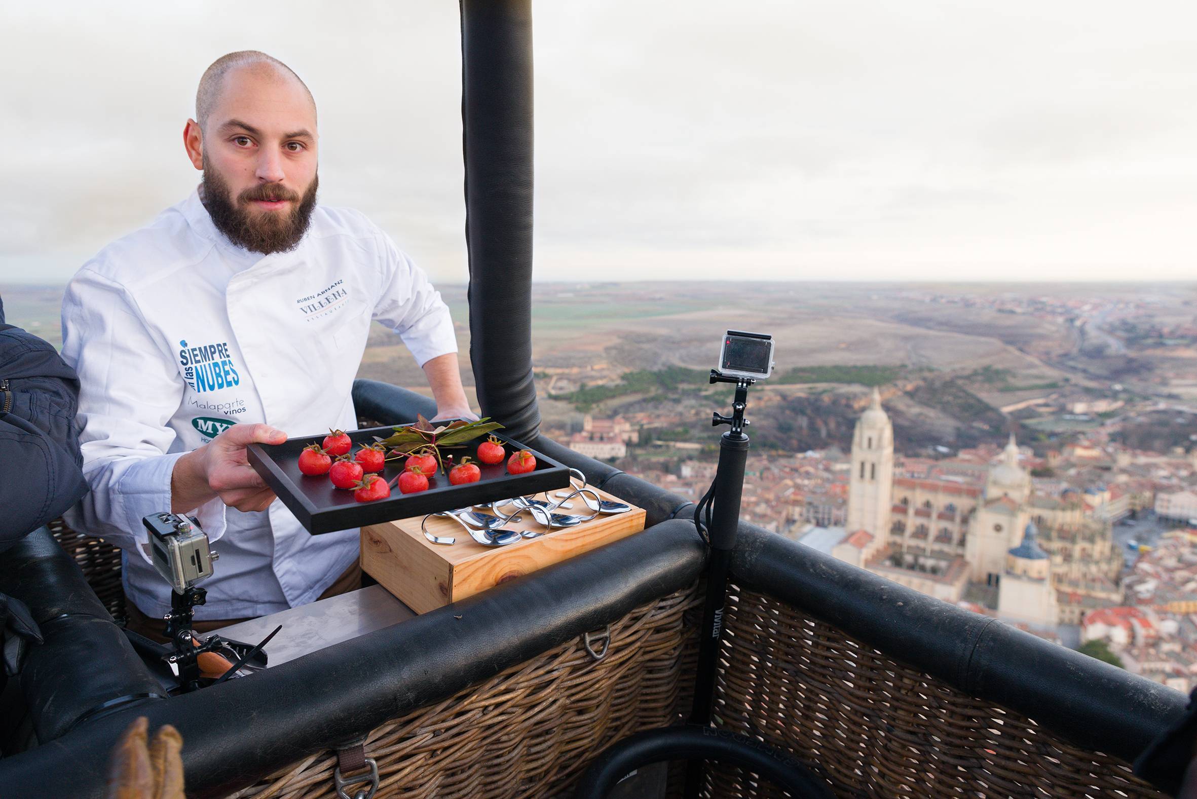 Cocina de altura con Rubén Arnanz y Siempre en las nubes.