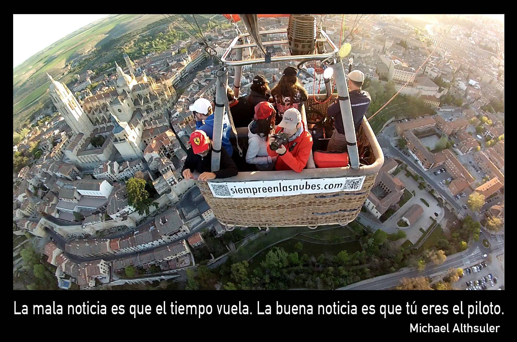 Si tu tiempo vuela... ¡vuela con él!