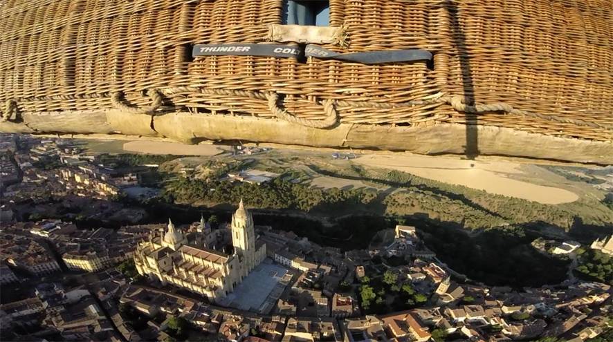 Viaje en globo en una Ciudad Patrimonio de la Humanidad