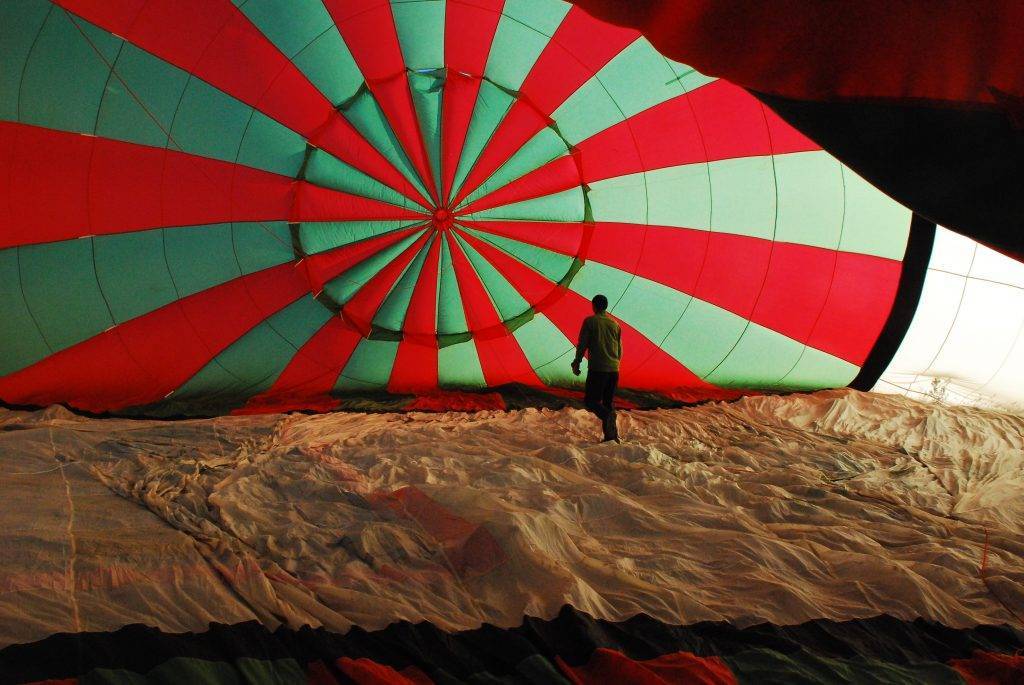 Balloon ride in Spain