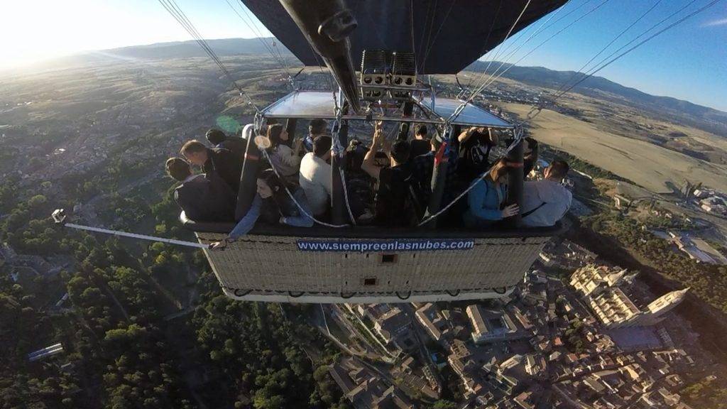 Vuelo en globo Segovia 13-08-2017
