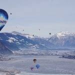 Winter balloon ride