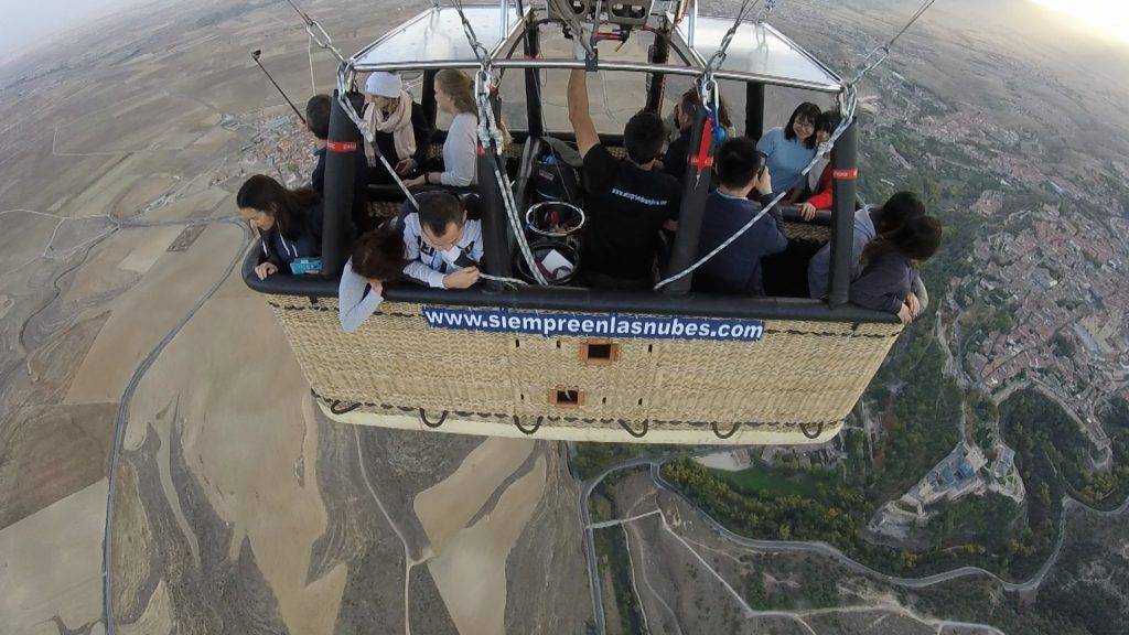 Vuelo en globo Segovia 15-10-2017 