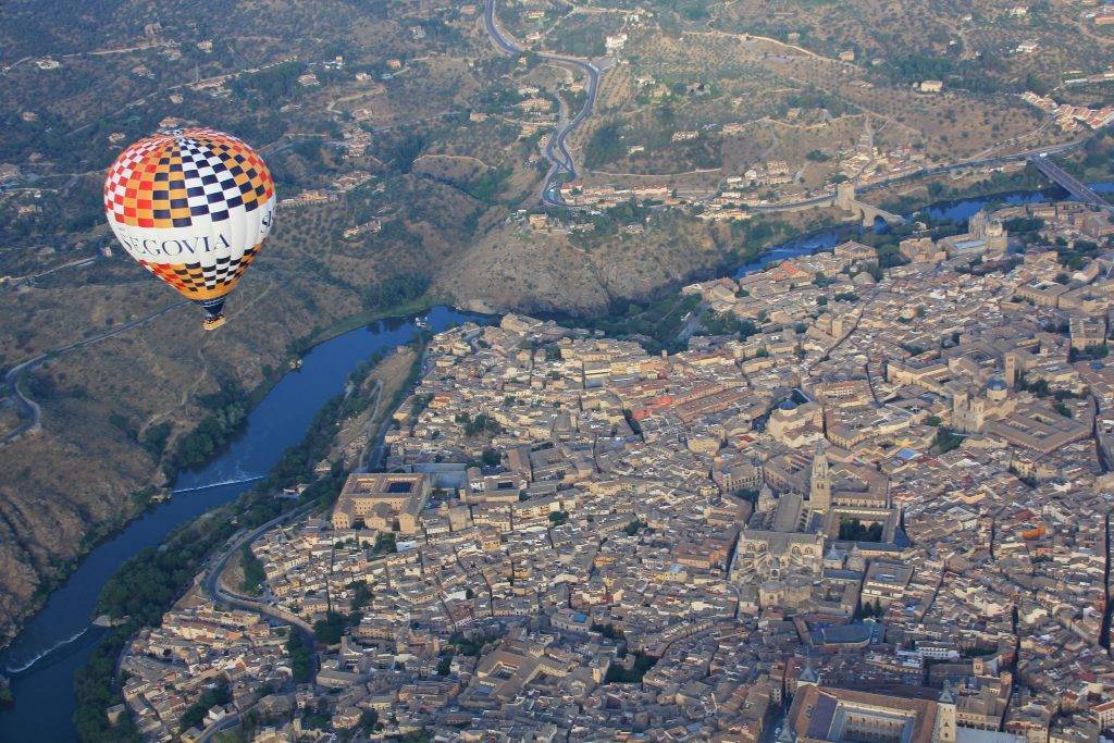 Toledo desde un globo