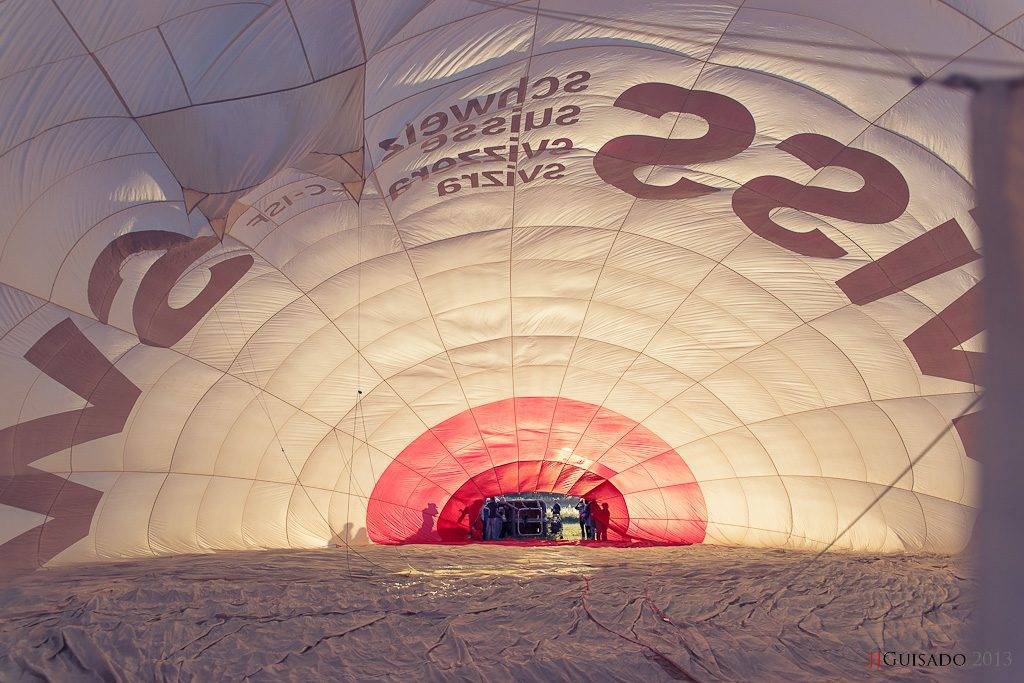 Tamaño de un globo aerostático