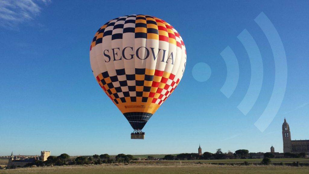 El globo Accesible de Segovia, el primer globo con WiFi a bordo