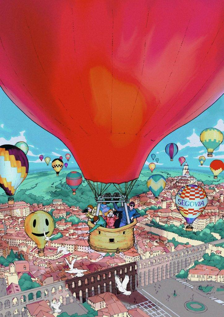 Ilustración para el Festival Accesible de Globos de Segovia