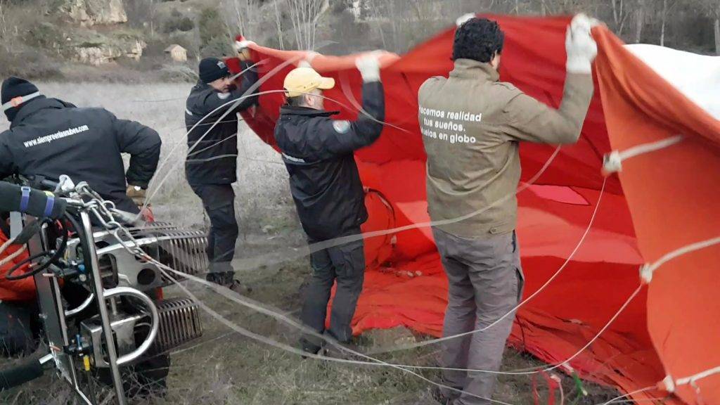 Técnicas de fortuna para globos aerostáticos