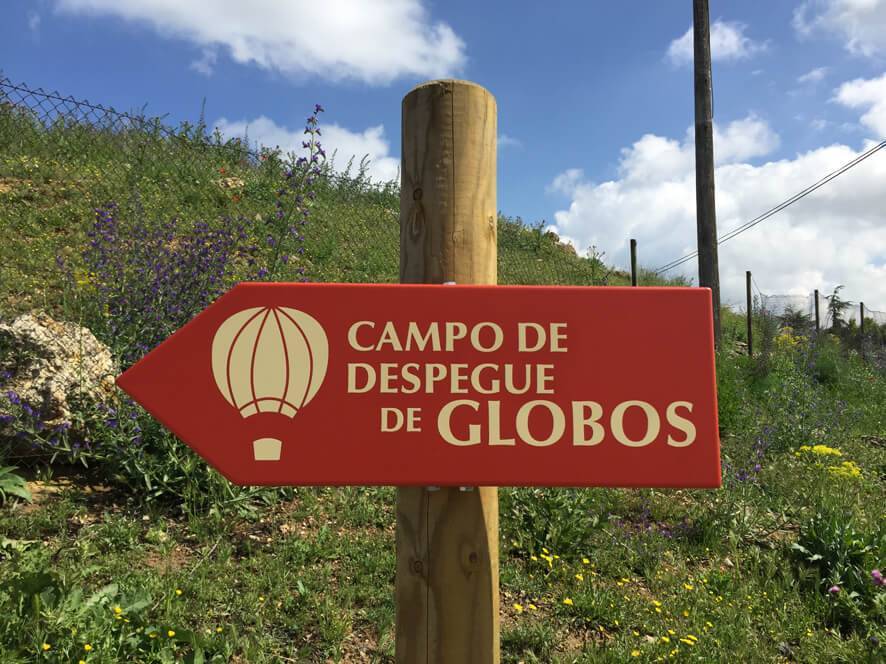 Campo de despegue Globos