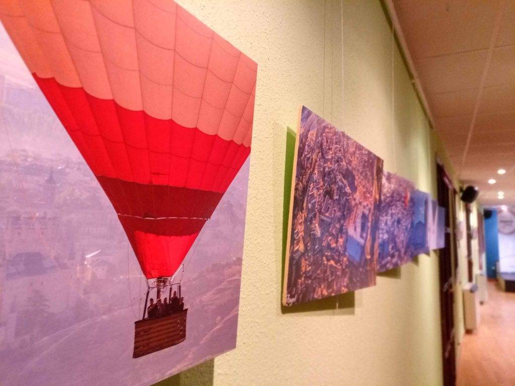 Exposición fotográfica de globos cedida por Siempre en las nubes Exposición fotográfica de globos cedida por Siempre en las nubes