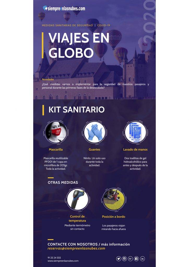 Vuelo en globo seguro