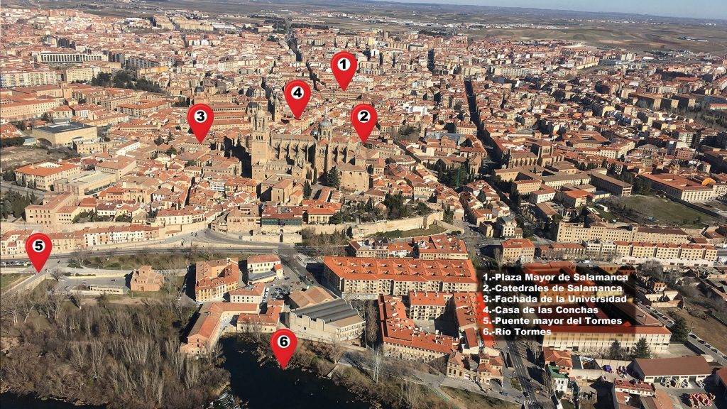 Salamanca desde un globo