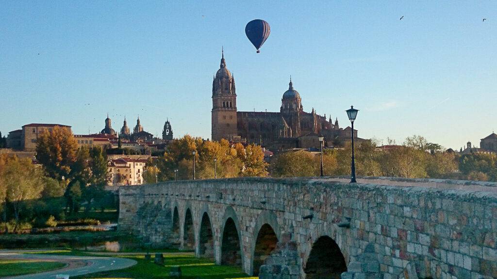 Volar en globo en Salamanca