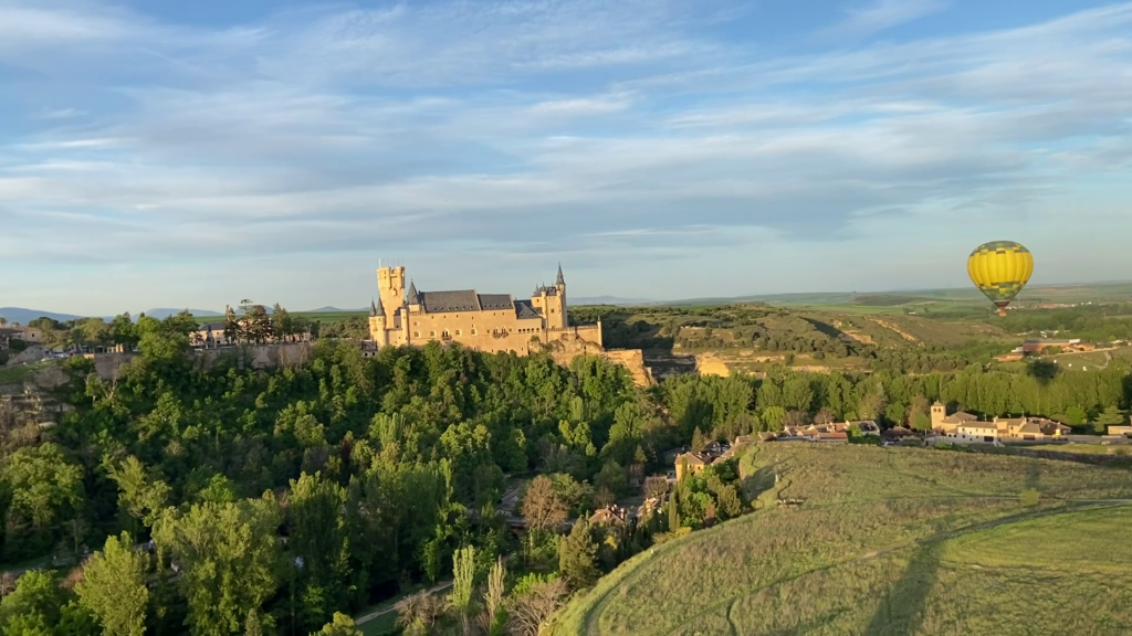 Paseo en globo en Segovia 8-5-21