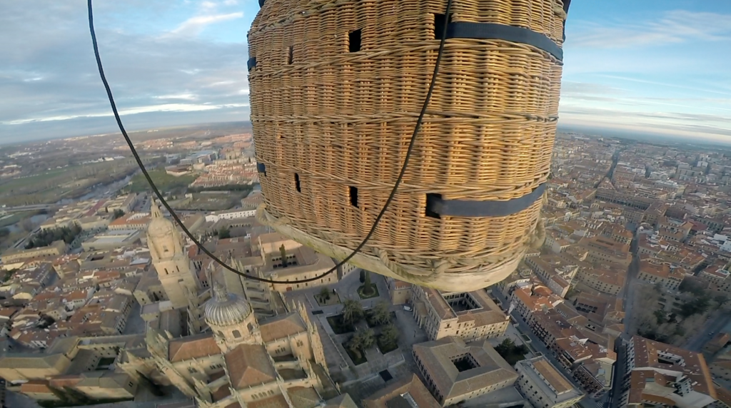 El mundo desde un globo: La Catedral de Salamanca