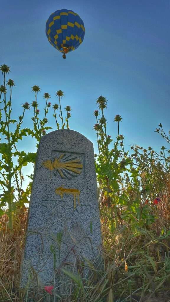 Camino de Santiago en globo